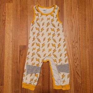 Miki Miette Drew Tank Romper Bolt - 12 Months - Pre-owned